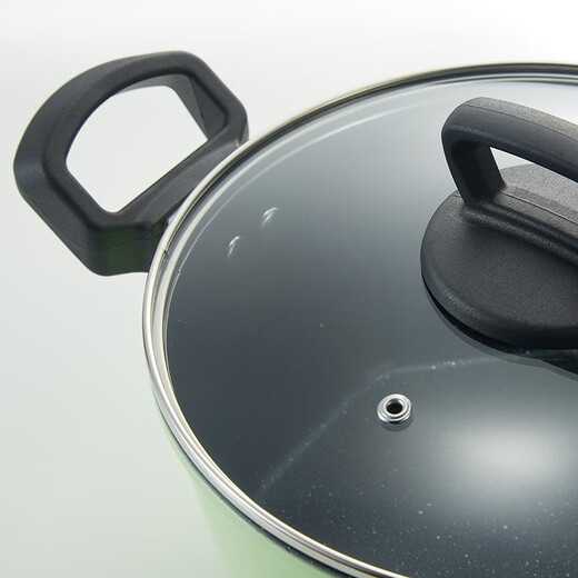 Bobao Zhenyao Jingtie Household Frying Frysinet Nastick et pas de pâte Pot Pas de fumée d'huile Chaleur rapide Conclusion Gas Stove Gas General General BDY-673 Ensemble de deux pièces BDY-TZ673A