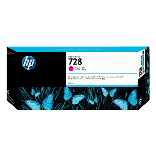 HP728 Tintenpatrone 729 Druckkopf für HP Designjet T730/T830 Blaupause Maschine 728 Tintenpatrone F9K16A: Magenta M 300ml