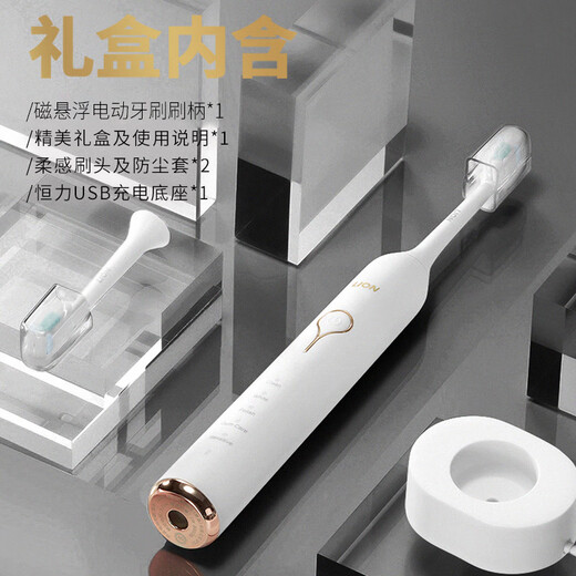 Lion (Lion) magnetic levitation sound wave electric toothbrush gift smart sound wave waterproof adult couple style OCC