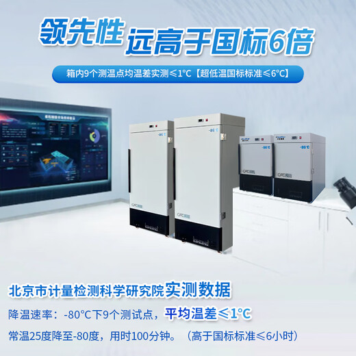Bingxing [with temperature display, adjustable temperature control] Ultra-low temperature refrigerator-80 laboratory scientific research medical minus 60 degree deep freezer small industrial low temperature negative 40 freezer -86 [-40~-86 adjustable temperature] 105 liters (695*710*1275 mm)