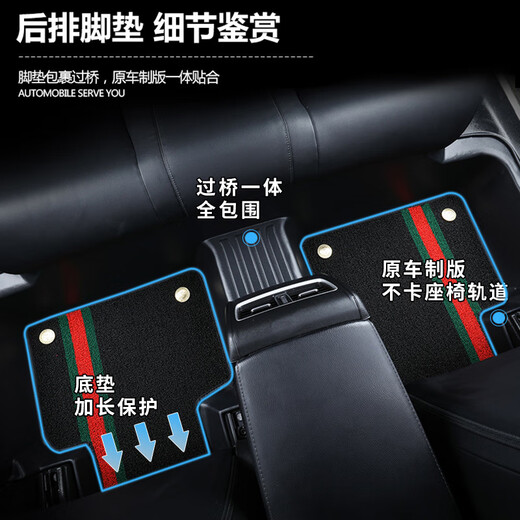 Xinshengling Automobile Foot Pad TPE Fully Surrounded Car Wire Ring Vehicle Pad Original Full Car Special Trunk Pad Car Foot Pad Double-layer [Three-color Snow] TPE Foot Pad Peugeot 508 408 5008 4008 3008