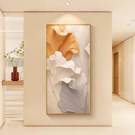 Long time no see home Daye entrance hall decorative painting modern simple entrance corridor aisle mural abstract art hanging painting