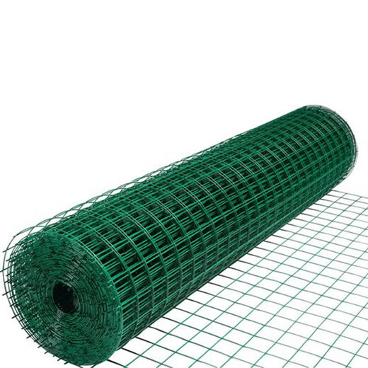 Boundary map barbed wire fence protective net breeding net Dutch net cattle fence isolation net chicken duck goose iron mesh plastic coated fence 1.2 meters high + 6 cm holes (30 meters / roll) 3.3mm thick long-term use