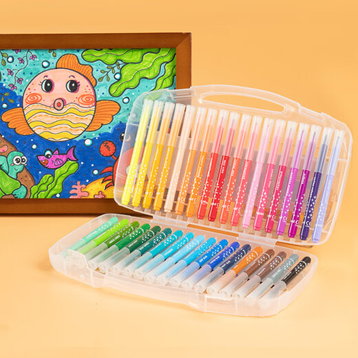 Mapped waschbarer Aquarell Stift 36 Farbe Kinder Aquarell Stift Waschbare ungiftige Linie Malerei Farbmarker Stift Kindergärtner Gemälde Pinsel Briefpapier 845051ch