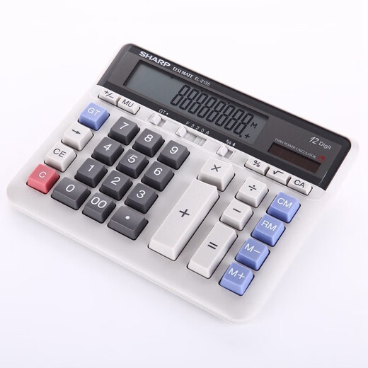 SHARP (SHARP) EL-2135 Computer Big Button Bank Financial Accounting Cashier Calculator 12-digit EL-2135 Red Cannot pronounce