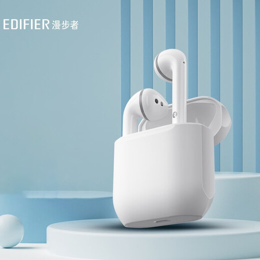 Edifier (EDIFIER) DreamPods 2 DreamPods True Wireless AI Bone Conduction Call Noise Canceling Bluetooth Headset Universal Apple Android Phone Pearl White