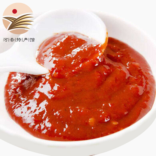 [Hetuan Pavilion] Shuangmiao heiße Sauce, Knoblauchsauce, Inner Mongolien -Spezialitäten, Barbecue -Sauce, Gewürzsauce, Shuangmiao heiße Sauce 738g*2 Flaschen