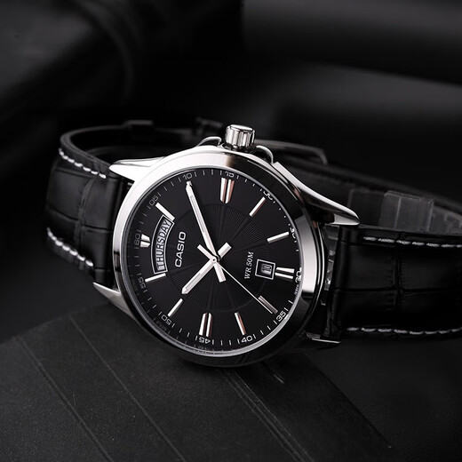 Casio (CASIO) watch men, business and casual simple, luminous pointer, waterproof three-eye quartz men's watch, give boyfriend, give gift MTP-1381L-1A