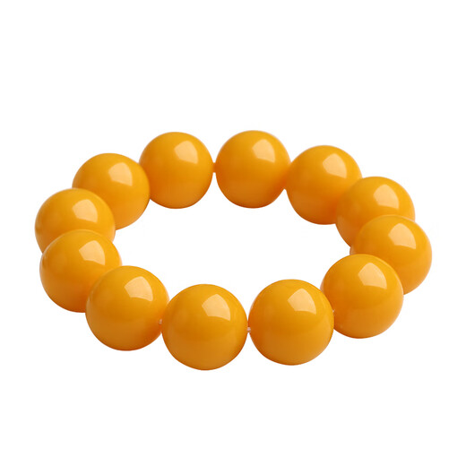 Colorful Lotus Beeswax Bracelet Men's and Women's Amber Chicken Oil Single Circle Buddha Bead Bracelet 14mm Beeswax Single Circle Bracelet