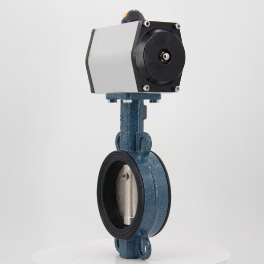 Cloud Cloud Pneumatique Valve de papillons D671X-16Q Vanne de serrage en acier inoxydable DN50 65 80 100 150 250 300 Plaque ductile DN150