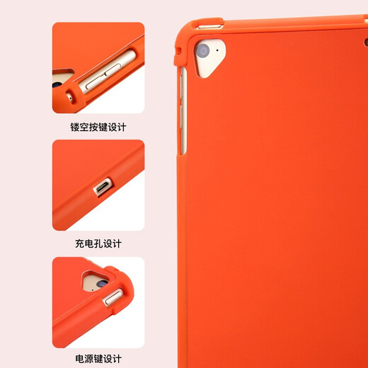Leli 2015/2017 iPad Pro12.9 protective case with pen slot for Apple A1584 flat panel A1652 old model 12.9-inch A1670 sleeping shell A1821 lavender (acrylic transparent hard bottom) suitable for 2015/2017 old model Pr