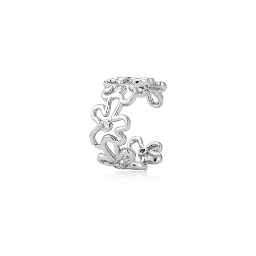Arsis Riding the Wind and Waves Collaboration Fanqi Flower Shadow Ring Women's Fashion Jewelry Women's Gift for Girlfriend Flower Shadow Ring
