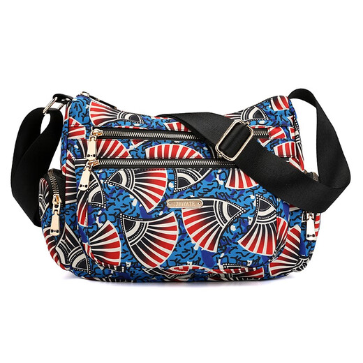 Dongxuan neuer Stil mittleren Frauen mit Frauenbeutel Muttertasche Crossbody Bag Canvas Bag Damen mittleren und älteren Menschen schräg Cross Bag große Kapazität mehrschichtige Schale
