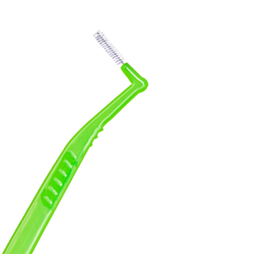 El cepillo interdental clásico en forma de L en forma de Liaolu Mama 0.7 ~ 1.2 Interdental Brush Novice SSS El número de SSS es conveniente para transportar 111 Dragon Protection 1.0mm/SS 10 piezas
