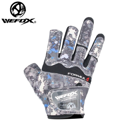 WEFOX2025 New Wefox Fishing Gloves Revealed Five Finger Three Finger Lure Gloves Breathable Fish Catching Anti-Slip Fishing Gloves WCX-4021 Fishing Gloves Dark Gray M