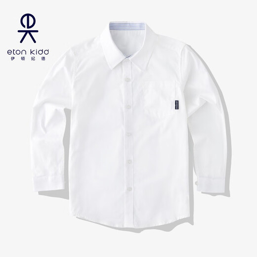 Eton Gide College Style 2022 Spring Boys' Shirt Long Sleeve Children's Shirt 16C156 140cm