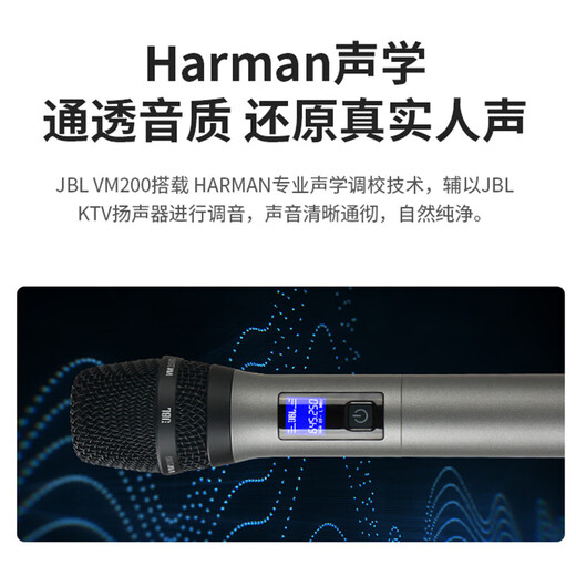 JBLVM200 VM300无线话筒一拖二家庭ktv无线麦克风专业会议舞台酒吧婚庆主持影院演出k歌U段话筒麦克风 VM200+麦乐迪DSP9900效果器
