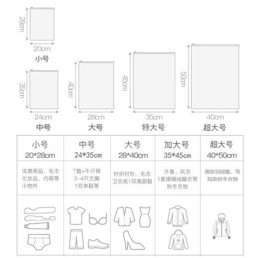 Banzheni travel storage bag, sealed bag, suitcase organizer bag, waterproof clothing packaging bag, toiletry bag, translucent frosted bag