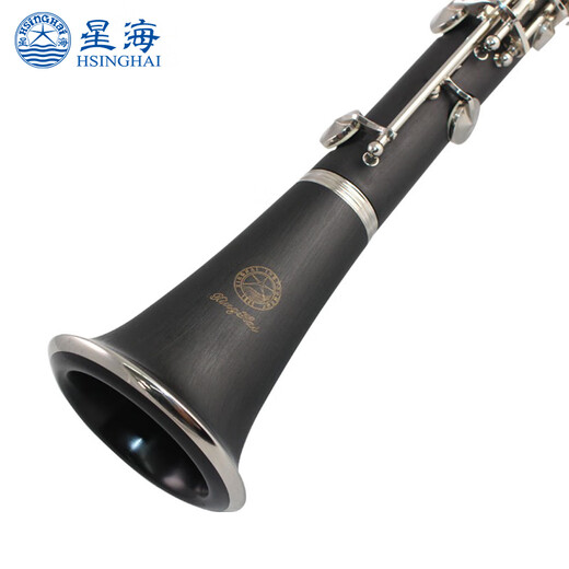 星海单簧管 初学考级单簧管 音色准 优良镀镍按键 降B调黑管乐器 单簧管E-381