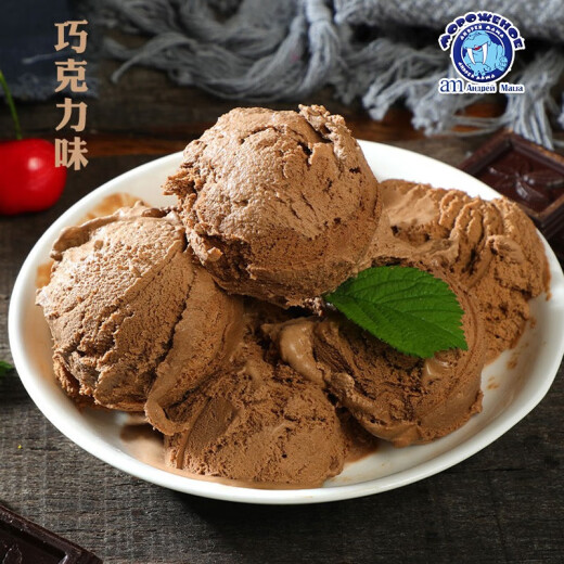 Am Walrus Palace Russian Ice Cream Ice Cream Milk Shake Bag Cream Chocolate Strawberry Mango Cantaloupe Yogurt Durian Bag Chocolate 500g*6 Bags