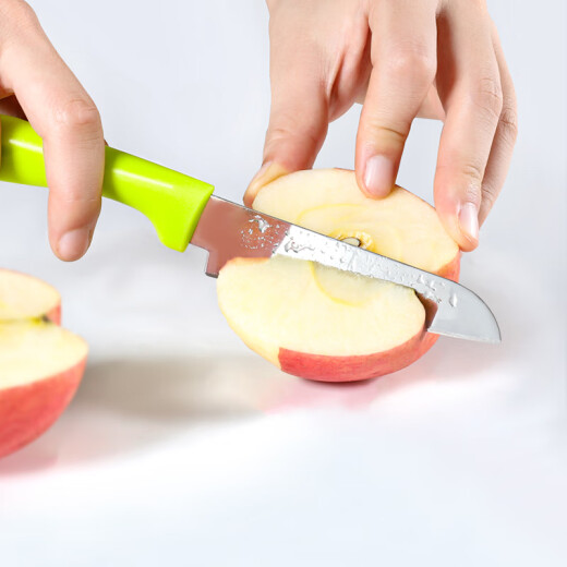 Bethes stainless steel fruit knife two-piece set ceramic grater melon and fruit cutting household knife set dormitory student sharp portable knife kitchen food supplement