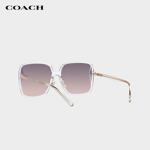 COACH【官方正品】眼镜太阳镜墨镜方形金属镜框女款0HC8368D51113661