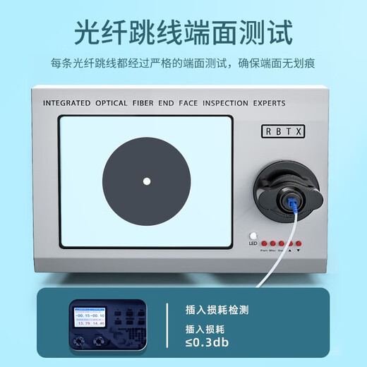 Shanze (SAMZHE) telecommunications grade leather fiber jumper SC-SC indoor single mode single core optical cable 1 core 2 steel wire tail fiber low smoke halogen-free fiber cable 20 meters TFH12-20B
