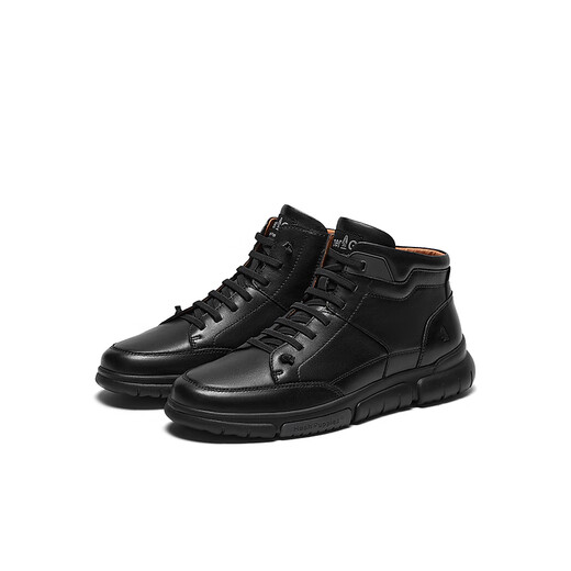 Hush Puppies Martin boots men's high-top workwear casual outdoor boots B6K08DD3 black 42