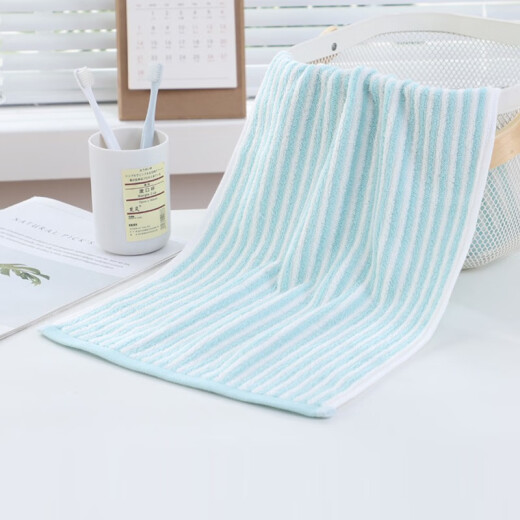 Toalla de algodón puro dorado GA1047A Algodón de algodón completo Lavado y baño para niños y baño suave y absorbente y no es fácil perder el cabello para hombres y mujeres 4 tiras (gris + amarillo + marrón + verde)