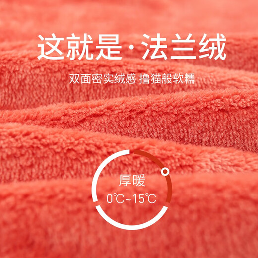 Qiulu Couple Pajamas Women's Winter Coral Velvet Thickened Flannel Warm Casual Men's Home Clothing Set Pink (Female 54) XXL