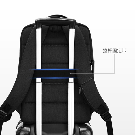 Barang Backpack Men's Backpack Casual Simple Three-dimensional Business Travel Large Capacity Computer Bag College Student Bag Athens Black Travel Edition Large