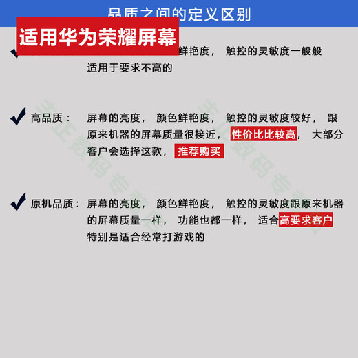 一炮红 屏幕适用华为荣耀X10屏幕总成手机屏幕内外屏 荣耀X10屏幕总成【原机质量】