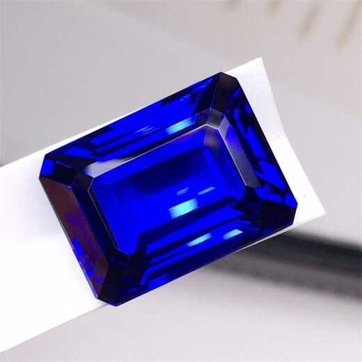 Mochen Jewelry Pure 5A+ Natural Square Tanzanite Bare Stone. Exquisite workmanship and can be inlaid. The main stone is 18.84ct.