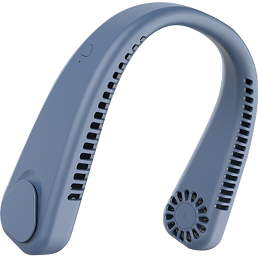 Girls' Generation hanging neck fan mini portable air conditioner USB small fan bladeless cooling neck wear small charging fan lazy portable small fan white 1200 mAh