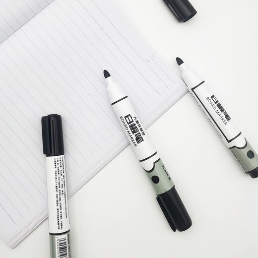 Standard européen (Mate-Ist) Facilement facilement forgé de tableau blanc stylo à base d'eau à base de conférence 10 pack B1585 noir
