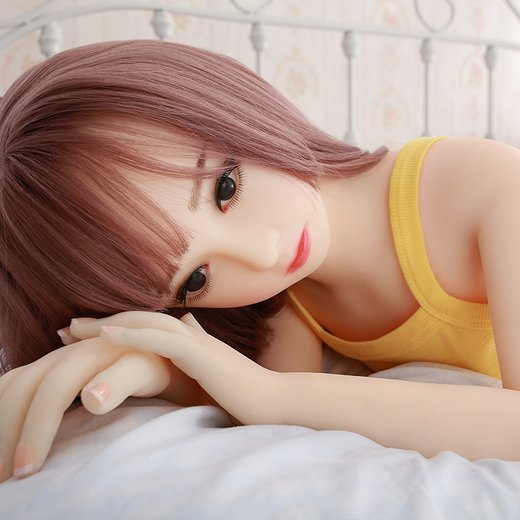 HANIDOLL实体娃娃男用硅胶娃娃非充气情趣仿真人自慰器成人男性性用品阴臀倒模带骨骼可定制平胸小娃 全实体娃娃110cm