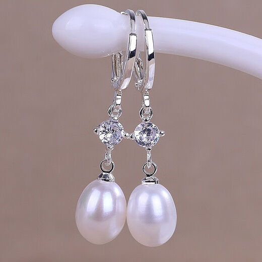 Yuelanshi Imitation Pearl Earrings Women's Long Style Earrings Fashion Earrings Bestie's Same Style Earrings 88 Long Imitation Pearl Earrings