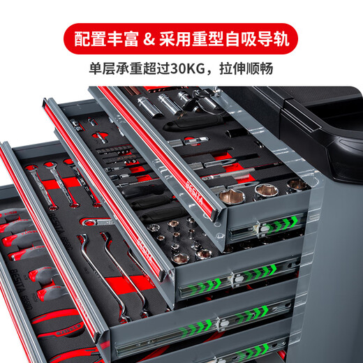 Best 368-piece mobile tool trolley with tool plus tool repair tool cabinet drawer-type auto repair tool box 368-piece auto repair combination set