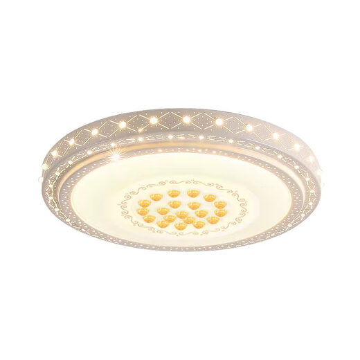 Lepptoy large living room ceiling lamp large round lamp led round master bedroom lamp modern living room lamp room lamp balcony lamp Canxing diameter 80cm adjustable three colors Lepptoy large living room ceiling lamp large round lamp led round master bedroom lamp modern living room lamp room lamp balcony lamp Canxing diameter 80cm adjustable three colors