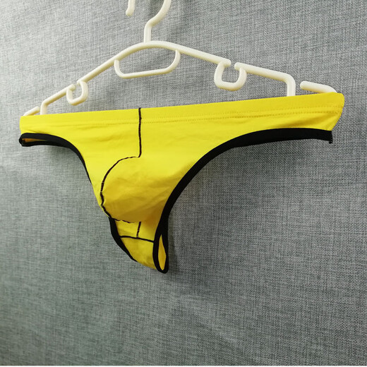 Please Confidential Shipping Men's Thong Comfortable Cotton Sexy Men's T-Pants Valentine's Day Gift Night Gold 2XL