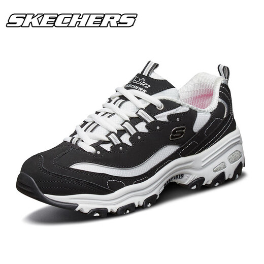 斯凯奇（Skechers）skechers斯凯奇运动鞋女秋季休闲厚底老爹鞋 薰衣草色/11977 35