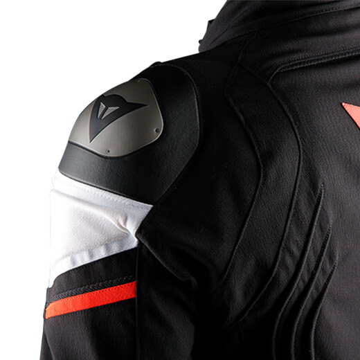 DAINESE/丹尼斯 RACING 3 D-DRY赛车服防风防雨四季摩托车骑行服防摔夹克 684/黑-黑-红 50