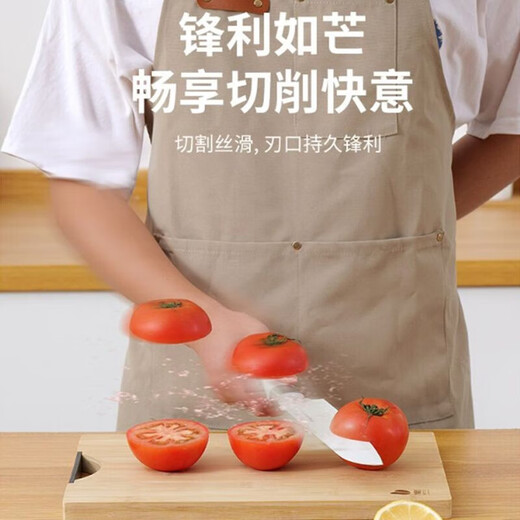 BAYCO Knife Set Six-piece Stainless Steel Kitchen Knife Kitchen Knife Fruit Knife Paring Knife Complete Set of Food Supplementary Tools BD31418