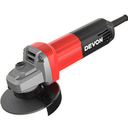 Devon mini angle grinder short handle grinder high power 100 mm angle grinder cutting machine hand grinder 28522852-7-100B rear switch