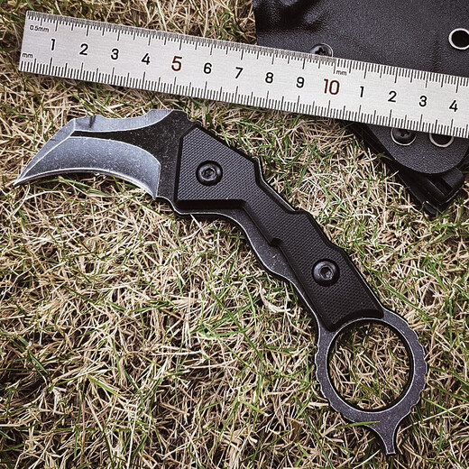 Simple Jianyuenika Claw Knife Claw Knife Eagle Claw Knife Field Tactical Portable Sharp Anti-height Hardness Knife Outdoor Knife Chocolate Color 60 and above 5.7cm11cm
