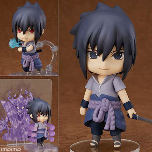 Zoco Naruto Q Version Kakashi Naruto Sakura Sasuke Jiraiya Gaara Obito Clay Man Doll Doll 724 # Kakashi