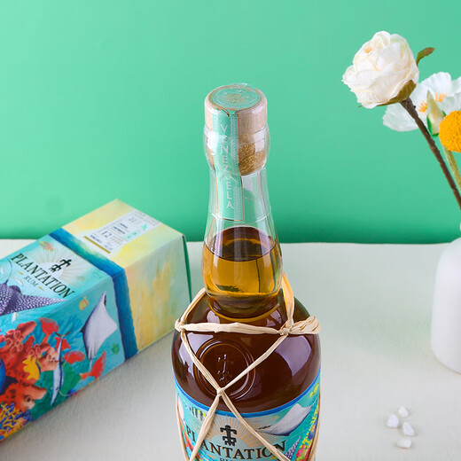 Plantation Caribbean Selected Rum Rum Baking Black Rum Mojito Beverage Base Single Island Series Sugar Venezuela 2010 Rum 700mL 1 Bottle