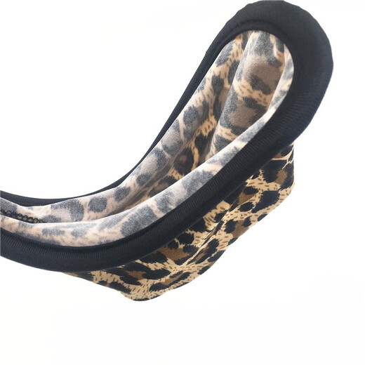 Men's and women's privacy C-shaped underwear, triangle hole-free pants, couple's temptation thong, C-shaped style 1 men's leopard print