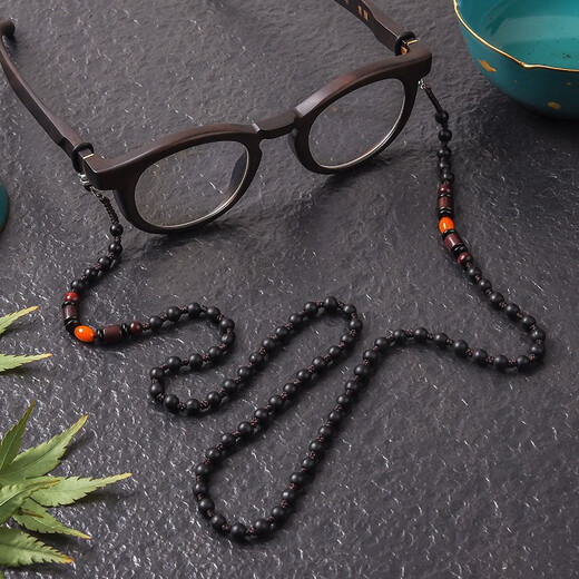 SHERY glasses chain women's halter neck retro Chinese style chain fashion decoration pendant anti-slip rope eyes sunglasses with chain blue round beads