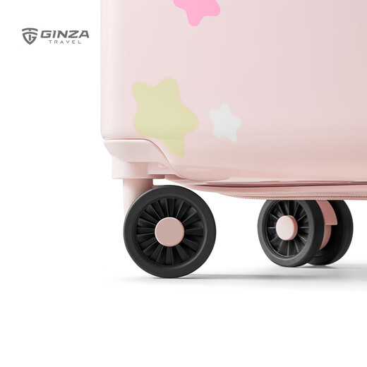 Ginza high-looking suitcase boarding trolley case student suitcase New Year's Day gift 20 inches pink